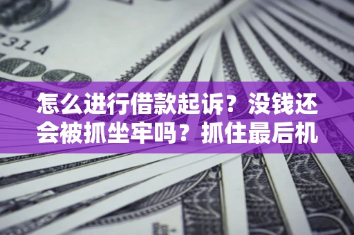 济南怎么进行借款起诉？没钱还会被抓坐牢吗？抓住最后机会！
