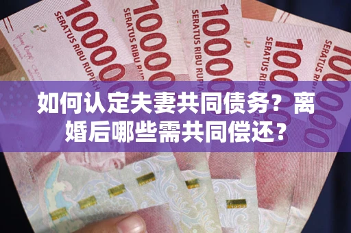 济南如何认定夫妻共同债务？离婚后哪些需共同偿还？