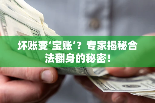济南坏账变‘宝账’？专家揭秘合法翻身的秘密！