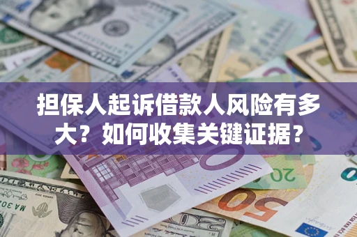 济南担保人起诉借款人风险有多大？如何收集关键证据？