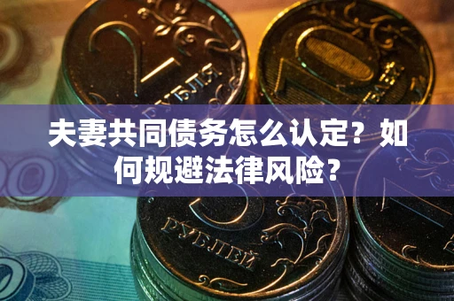 济南夫妻共同债务怎么认定？如何规避法律风险？