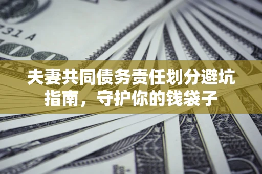 济南夫妻共同债务责任划分避坑指南，守护你的钱袋子