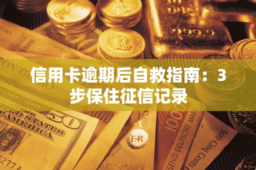 济南信用卡逾期后自救指南：3步保住征信记录